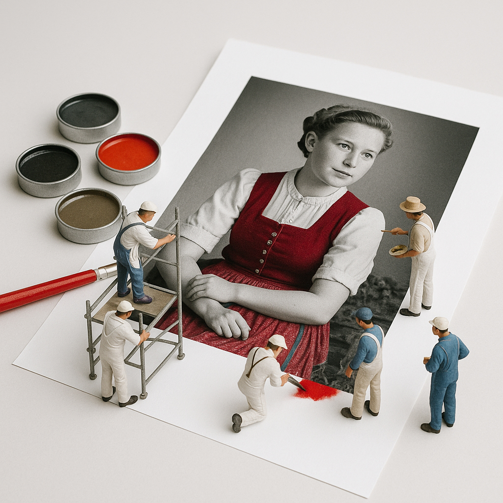 Bildrestauration und Retouche